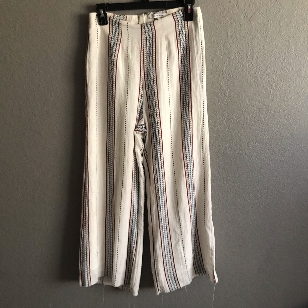 FLOWY PRINTED PANTS